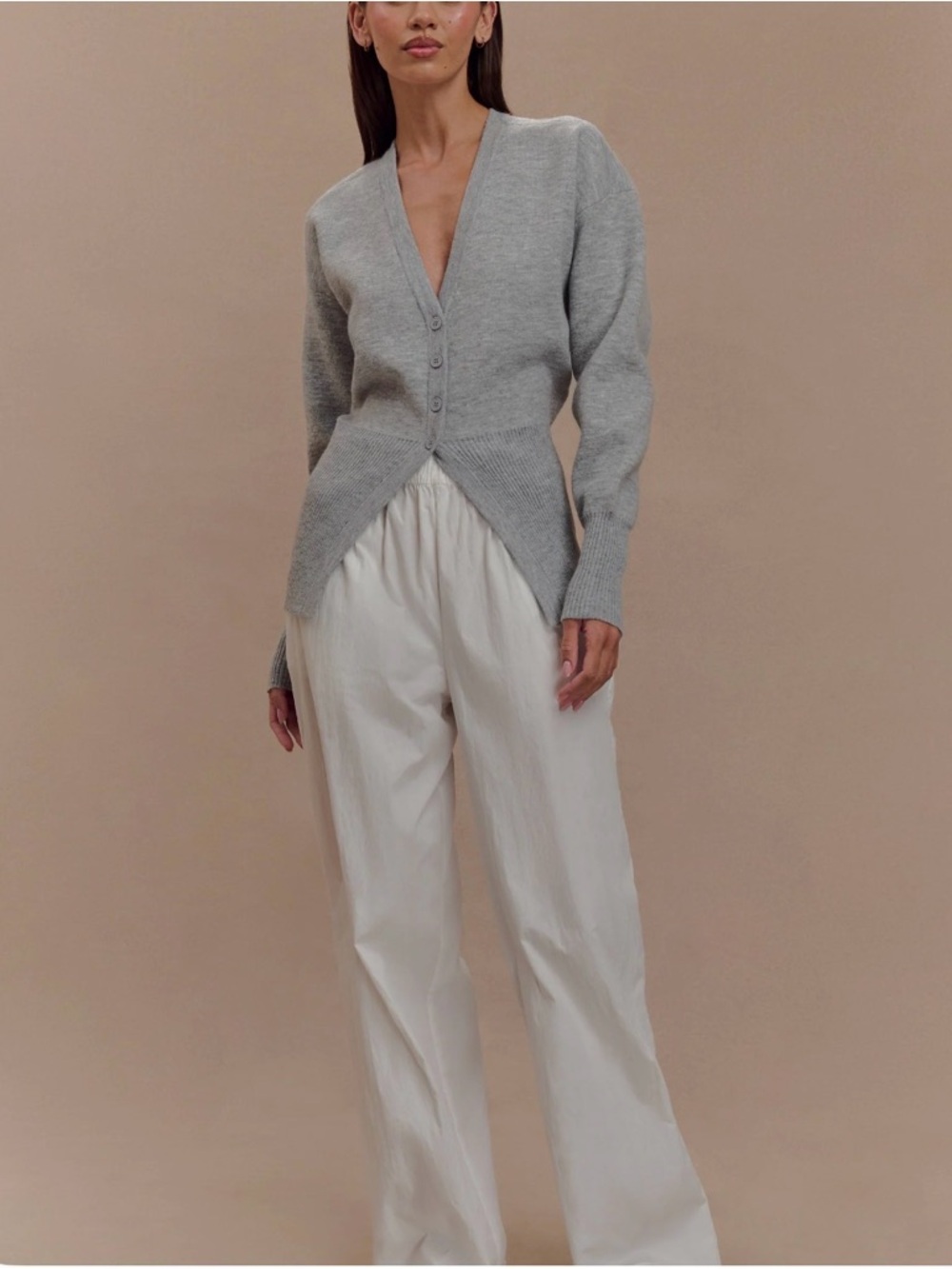 Meshki Alexia Buttoned Oversized Cardigan - Picture 6 of 7